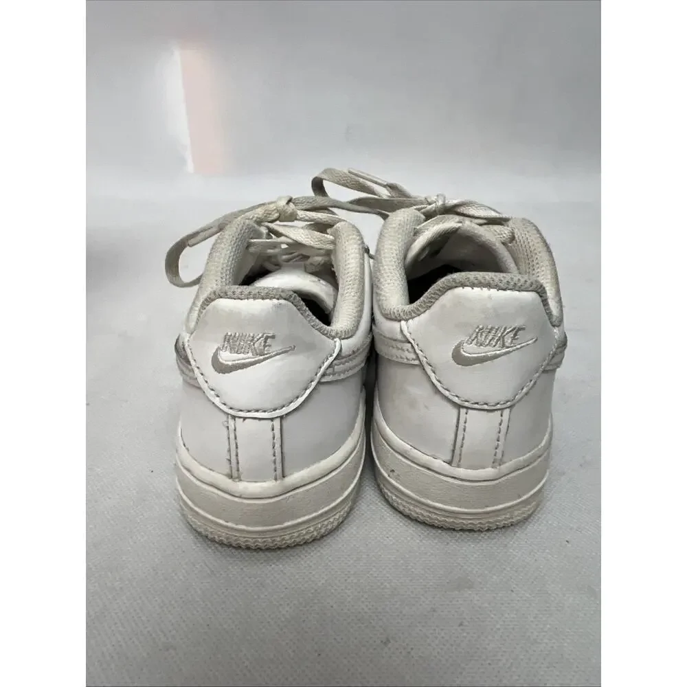 Nike Shoes Kids Size 12C White Air Force 1 Low Leather Sneakers DH2925-111